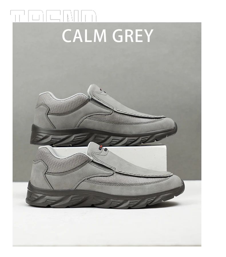 Men Leather Casual Shoes Breathable Loafers Men Sneakers 2024 New Male Comfortable Leather Flat Footwear Sneakers Men Shoes