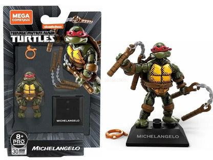5 Modelos Mega Bloks Construx Borderlands Psycho Predator Sam Fisher Michelangelo Bulk Anime Figura de Ação Brinquedo Montado