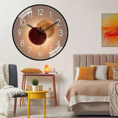 Mute Wall Clock Stereo Digital Scale Wall Clock Modern Minimalist Style Decorative Clock for bedroom study livingroom