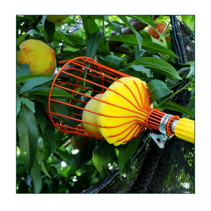 Metal/Plastic Fruit Picker Head Without Pole Fruit Collector Harvest Picking Apple Citrus Pear Garden Hand Tools