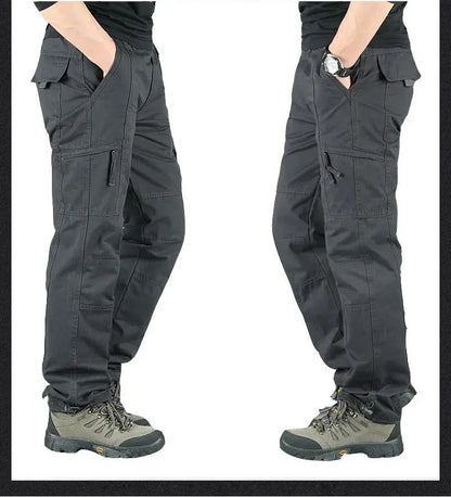 Warm Winter Fleece Pants Tactical Cargo Pants Classic Outdoor Hiking Thicken Joggers Pant Multi Pocket Trousers