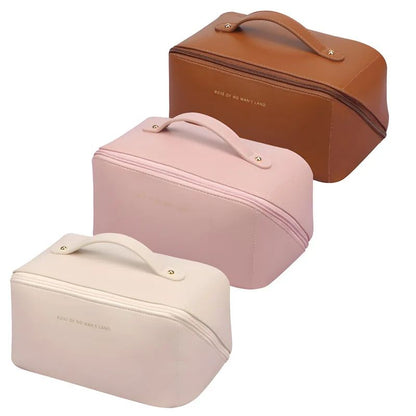 Makeup Organizer Female Toiletry Kit Bag Make Up Case Storage Bags Pouch Luxury Lady Box Portable Zip Cosmetic Bag for Travel