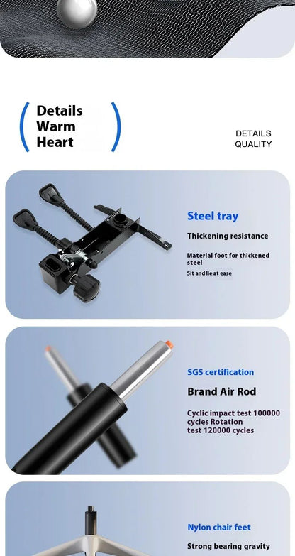 Comfortable Ergonomic Study Chairs Home Office Chair Adjustable Sedentary Not Tired Bureaustoel Household and Office Supplies