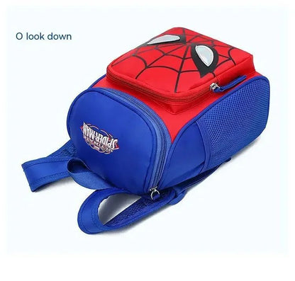 Aoger Anime Spiderman Design Backpack Frozen Cars Printing Boys Primary Children School Bag Kids Kindergarten Backpack Travel