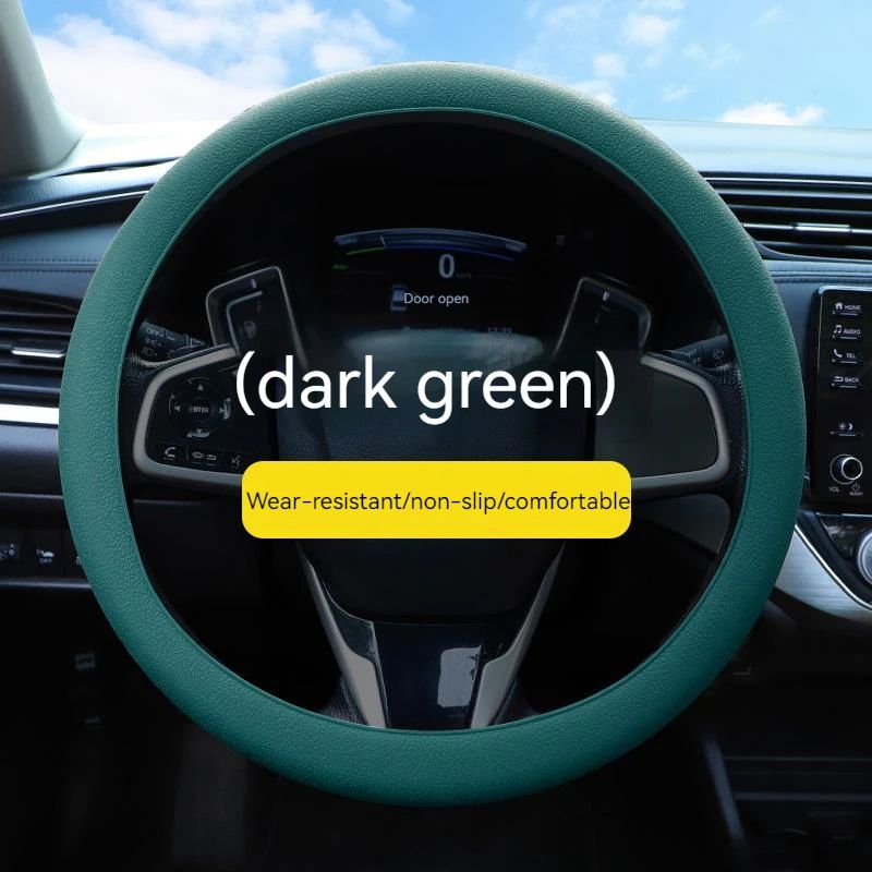 Universal Steering Wheel Cover Car Steering Wheel Handle Cover Anti-skid Wear-resistant All-season Silicone Steering Wheel