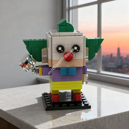 122 peças MOC Krusty Simpsons Brickheadzed Blocos de Montar de Arquitetura Brinquedos Educacionais Presente de Natal Aniversário Infantil
