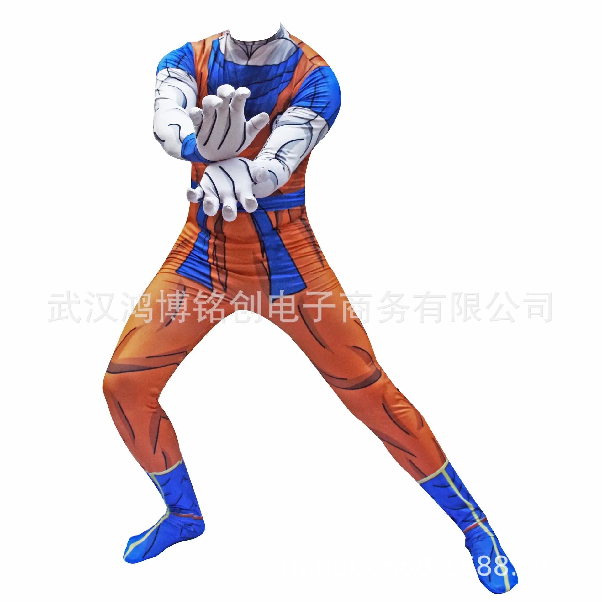 Kids Adult Suit Son Goku Majin Vegeta Cosplay Costume Anime Superhero Jumpsuit Black Hair Halloween Costume