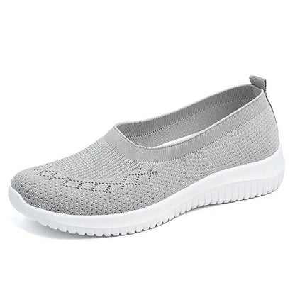 New Women's Shoes Soft Sole Cloth Shoes Large Women's Shoes Casual Mesh Shoes Sports Casual Women's Vulcanized Shoes Low Heels