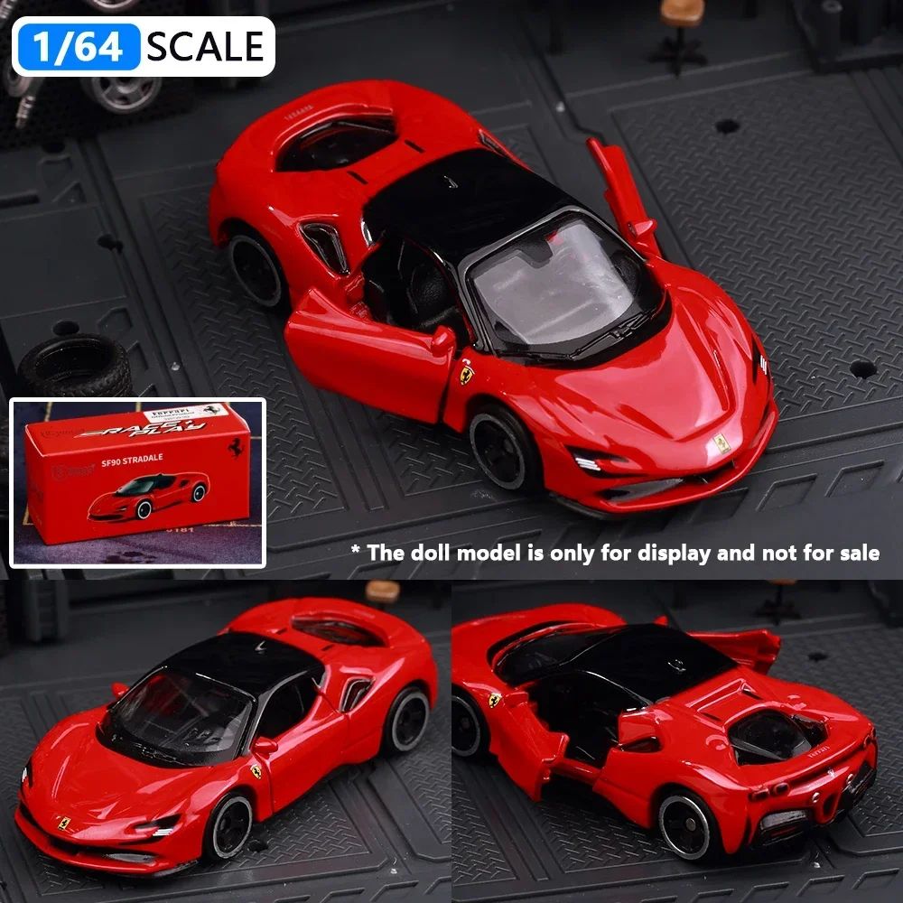 Bburago 1:64 Porsche 911 GT2 Lamborghini Ferrari SP3 812 1959 Cadillac Miniatura de Carro de Liga Fundida Brinquedo de Coleção Presentes