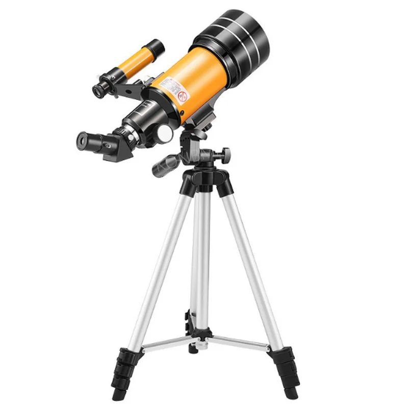 Telescópio Astronômico Profissional de Alta Definição e Alta Potência, Tripé Portátil, Zoom de 150x, Visão Noturna, Lua e Estrelas