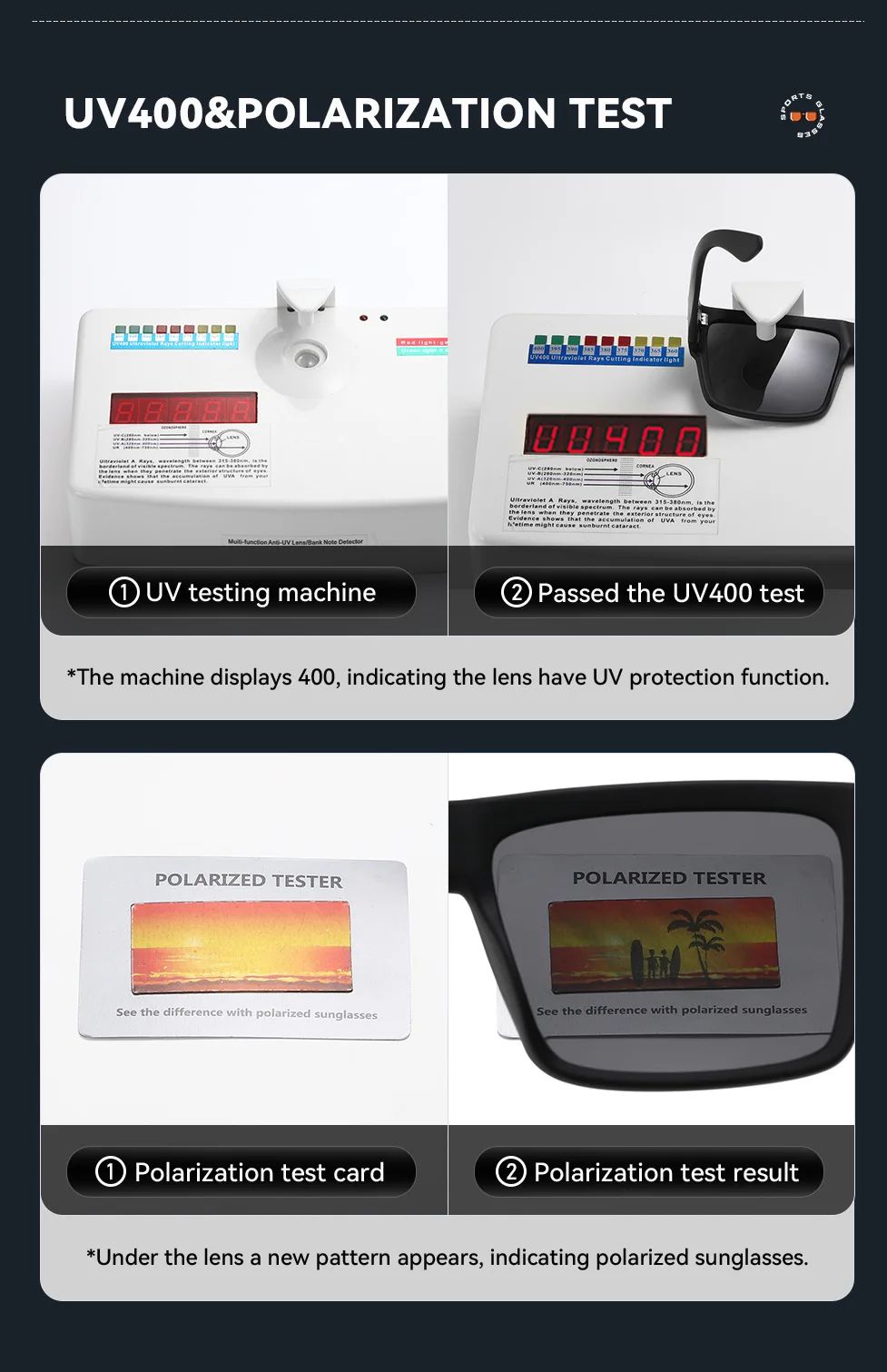 KAENON Fashion Square Versatile Polarized Sunglasses Men Women Sports Fishing Driving Sun Glasses UV400 Eyewear