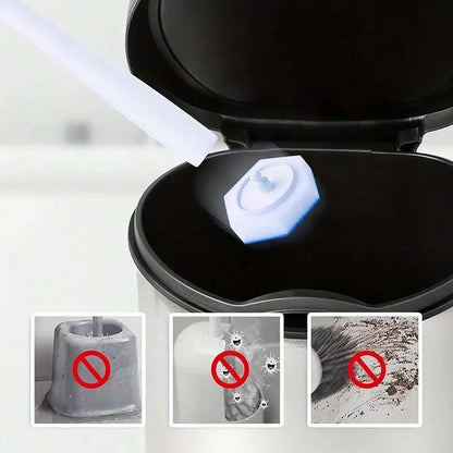 2/10/20pcs Escova de Vaso Sanitário Atualizada com Cabo, Refis de Cabo de Limpeza Descartáveis Compatíveis com Vaso Sanitário