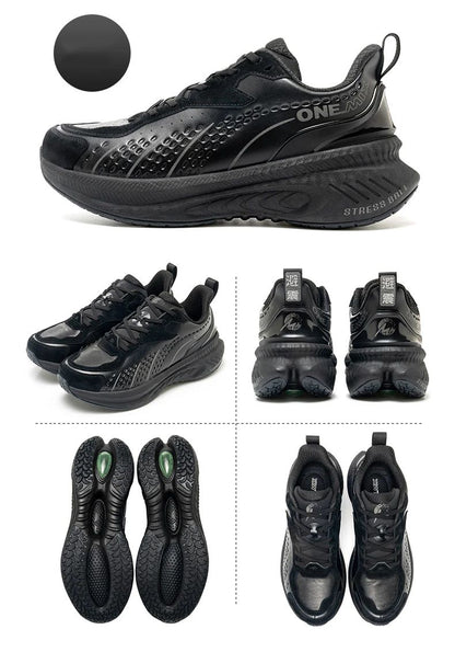 Tênis de Corrida de Treino de Inverno ONEMIX 2025 para Homens Tênis Esportivos de Couro Quente Resistente ao Desgaste Feminino Tênis de Caminhada para Corrida