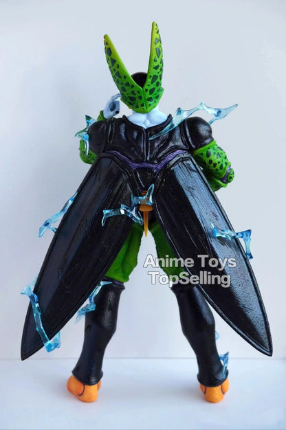 35cm/13,7in Anime Dragon Ball Z Figura Explosão Cell Figure PVC Modelo Colecionável Brinquedos Presentes