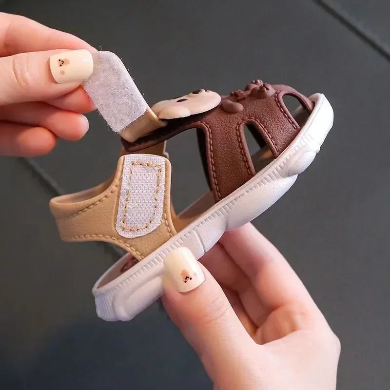 Summer Baby Boys Girls Sandals Children Beach Sandals Cartoon Infant Toddler Shoes Comfortable Soft Sole Kids Shoes 1-3 Years