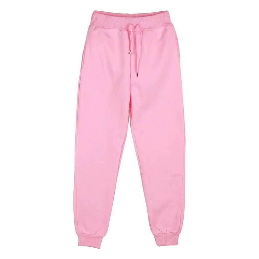 Calças de Moletom Masculinas/Femininas Casuais de Lã Calças Esportivas Unissex Moda Lisa Solta Calças Streetwear Outono Inverno Corrida Fitness P