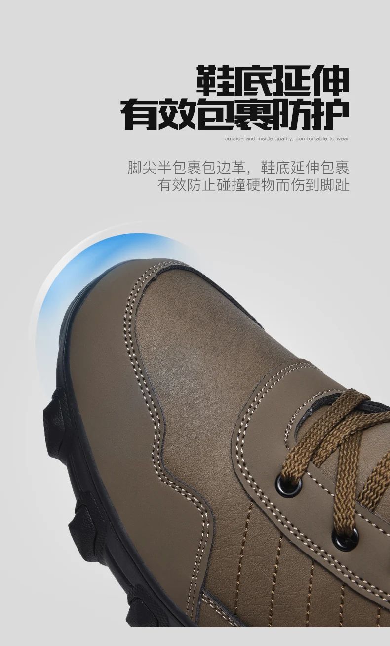 Calçados Masculinos 2025 Novas botas de inverno masculinas Pantufas Quentes Impermeáveis Antiderrapantes Tênis de pelúcia Botas de couro Masculinas Tamanho Plus 48