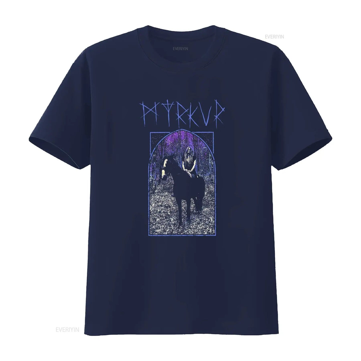 myrkur juniper T Shirt vintage Washed homme Stylish Unisex graphic designer clothes streetwear fashion Slightly Breathable