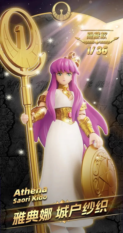 Boneco de Ação Blokees Galaxy Versão Gold Saint Libra Dohko Sagitário Campeão Seiya Mu Aiolia Brinquedos de Montar Presente Infantil