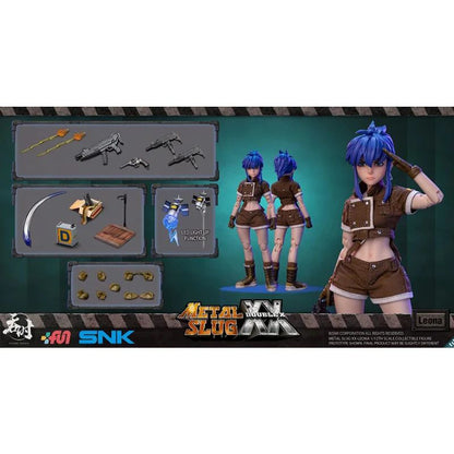 Original TUNSHI STUDIO BRAND METAL SLUG Metal Slug XX Leona Heidern 1/12 em Estoque Figuras Colecionáveis de Anime Modelo de Brinquedo AIme