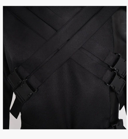 The Ghost Face Cosplay Costume Game Dead Daylight Role Play Uniform Halloween Carnival Party Outfit Men Women Medieval Costume