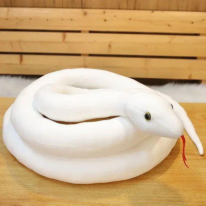 Cosplay Costume 2026 Iguro Obanai White Snake Plush Toy Halloween Carnival Cosplay Prop Accessories
