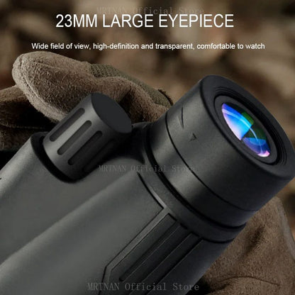 Monocular Potente 5000M 12x50 Alcance Longo Portátil Telescópio de Alta Ampliação Profissional para Camping