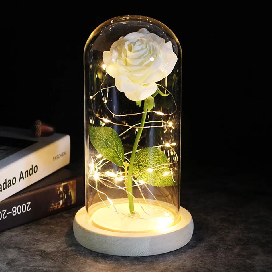 2026 Drop shipping Galaxy Rose Artificial Flowers Beauty and the Beast Rose Wedding Decor Creative Valentine's Day Mother's Gift