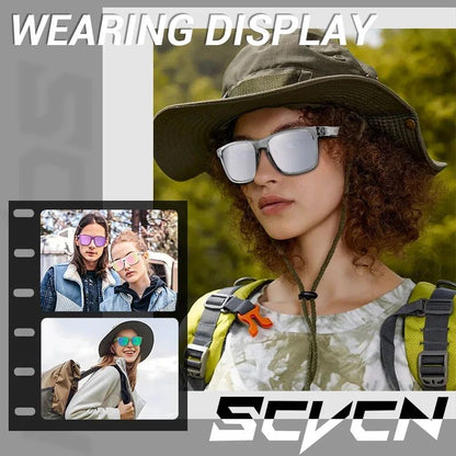 SCVCN Polarized Sunglasses Baseball Cycling Glasses UV400 Bike MTB Dark Glasses Sports Eyewear Bicycle Outdoor Cycling Equipment