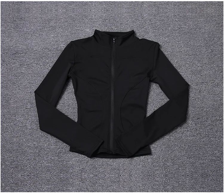Women Sport Jacket Long Sleeve Shirt Workout Coat Gym Training Clothing Yoga Sportswear