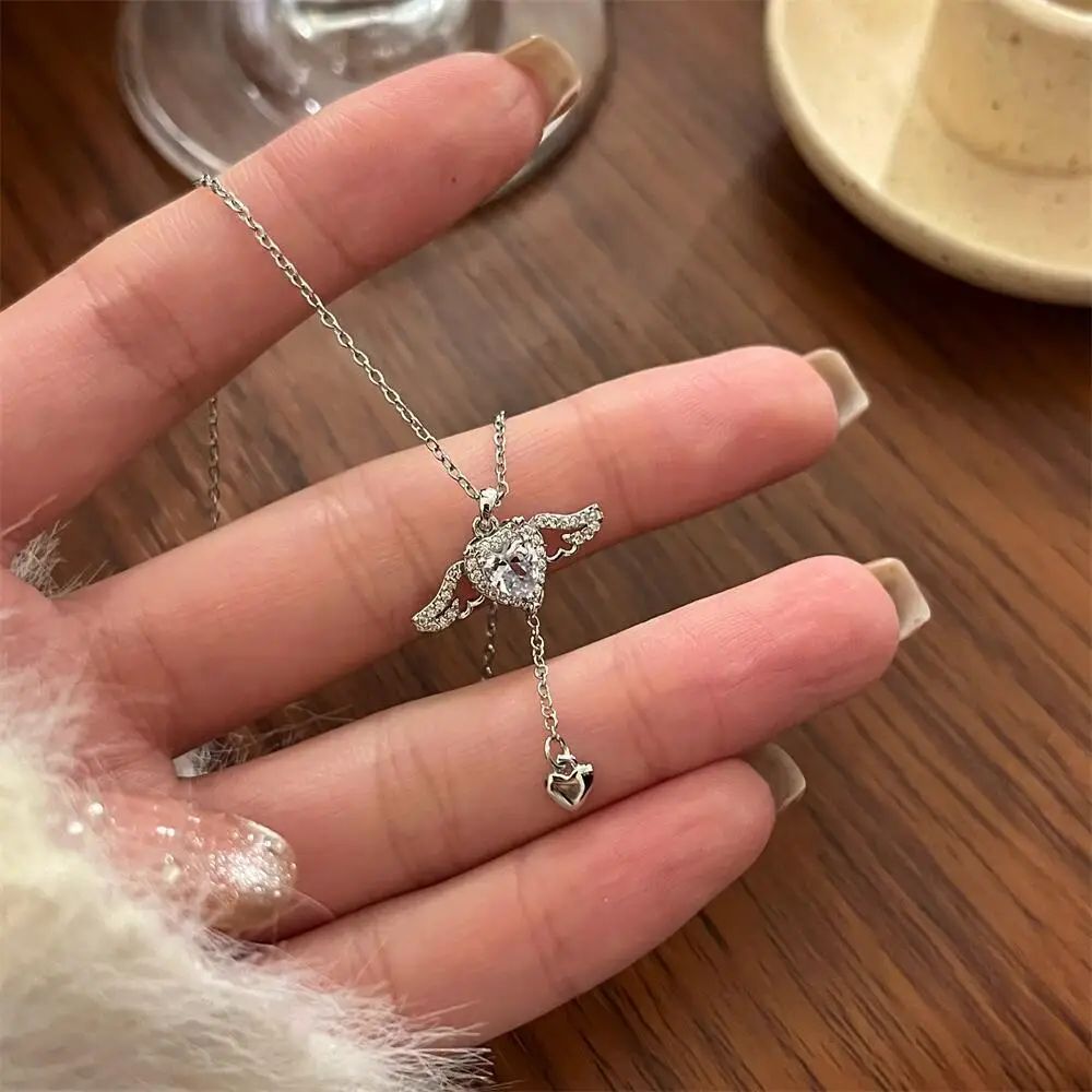 Colar de Prata Esterlina 925 com Zircônia Redonda Estilo Minimalista Charm Choker Pingente Presente de Festa para Joias Finas Femininas
