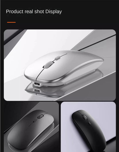Mouse sem fio para notebook PC Bluetooth recarregável mouses de computador silenciosos mouse USB ergonômico para jogos para Xiaomi Pad