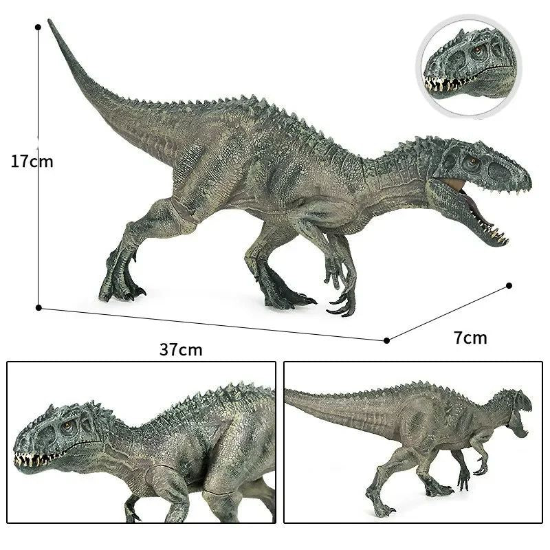 Estatueta Indominus Rex Estátua Tiranossauro Rex Boneco de Ação Dinossauro Escultura Decoração de Sala Acessórios de Mesa