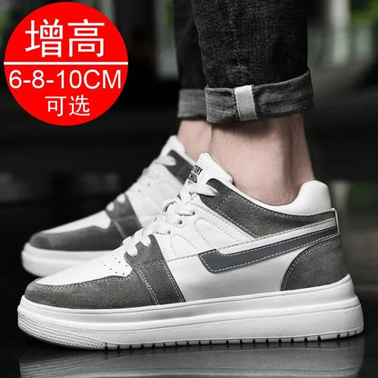 2025 Men Elevator Shoes heightening sneakers for men 6cm 8cm breathable height increased shoes for man sports shoes