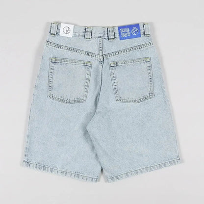 Retro Hip hop Embroidery Graphic Pants Cartoon Streetwear Denim Shorts Y2k Baggy Jorts Harajuku Gym Basketball Shorts Men