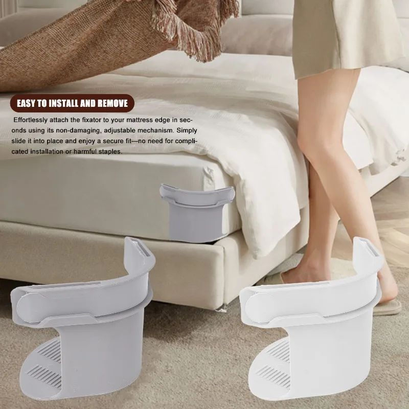 Heavy Duty Bed Sheet Corner Tightener Clips Durable Sheet Fastener with Locking Grippers for Bedding Anti-Shift Accessories