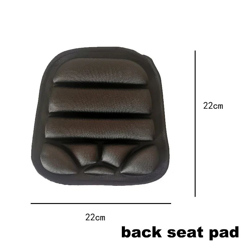 Kit 2 Almofadas de Selim para Moto 3D em Gel Confortável, Capa de Banco Respirável com Absorção de Choque Universal para Moto de Montanha Avançada