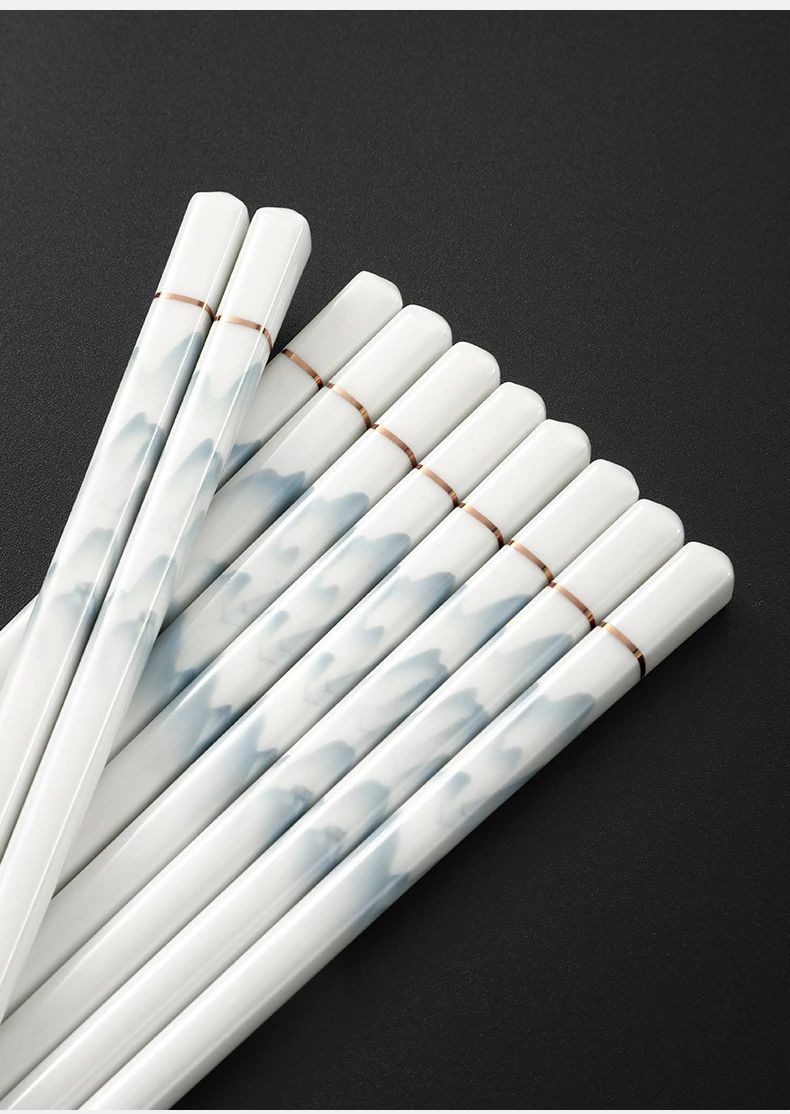 Hashis de ponta, novos, antibacterianos, à prova de mofo, antiderrapantes para uso doméstico, hashis domésticos resistentes ao calor