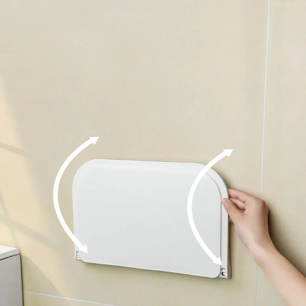 Prateleira de parede dobrável para celular sem furos no banheiro, rack de armazenamento para dormitório, decodificador de TV, ao lado da cama