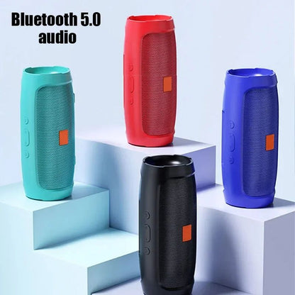 Alto-falantes Bluetooth Portáteis Subwoofer Estéreo Surround Externo Impermeável Caixa de Som Sem Fio Suporte Rádio FM Cartão TF