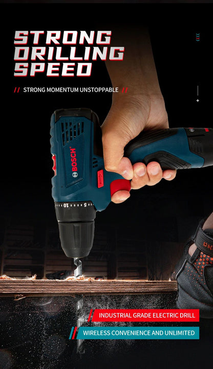 Furadeira Elétrica Bosch Professional GSR120-LI 12V Furadeira Elétrica Sem Fio Multifuncional para Casa Chave de Fenda Ferramentas Elétricas para Faça Você Mesmo
