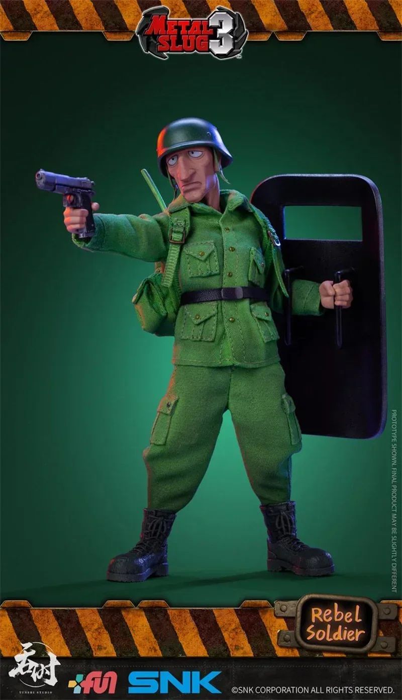 TUNSHI Studio Original SNK Model Official Metal Slug 3 Marco Tarma Clark Still RALF JONES Rebel Soldier 1/12 Boneco de Ação de Brinquedo