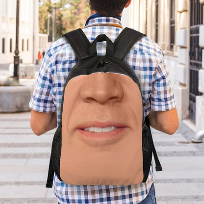 Custom Nicolas Cage Meme Laptop Backpack Women Men Basic Bookbag for College School Student Funny Bags
