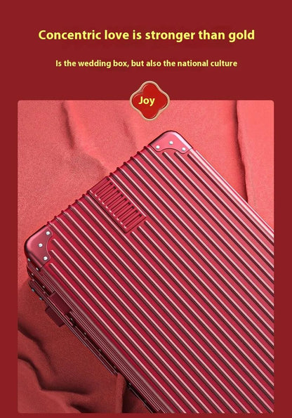 Suitcase Travel Suitcase Fashion Enterprise Suitcase Compact 20-28-inch Lightweight Carrier Roller Suitcase Makeup Box Set