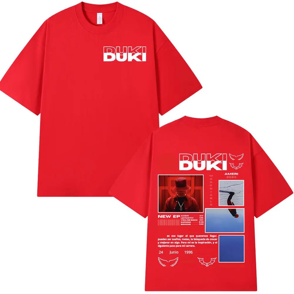 Rapper Duki Ameri Tour Graphic T-shirts Women Fashion Hip Hop O-Neck T Shirt Comfort Women Short Sleeve T-shirt