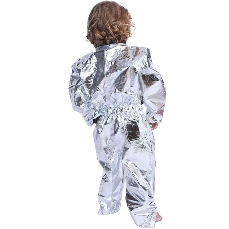 Astronaut Costume Spacesuit Silver Spaceman Men Women Space Suit Halloween Christmas Performance Spacesuit Costume Party Gift