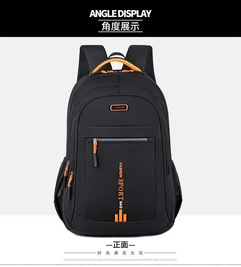 Men's Backpack Oxford Business Computer Bag Waterproof Backpack Leisure Travel Backpack High School Student Backpack For Man