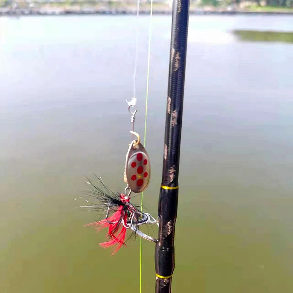Isca Colher Metálica Spinner 2 a 8g 3.5g 10pçs/Lote Colher Isca Crankbaits Wobblers de Pesca Para Lucio Conjunto de Isca de Pesca