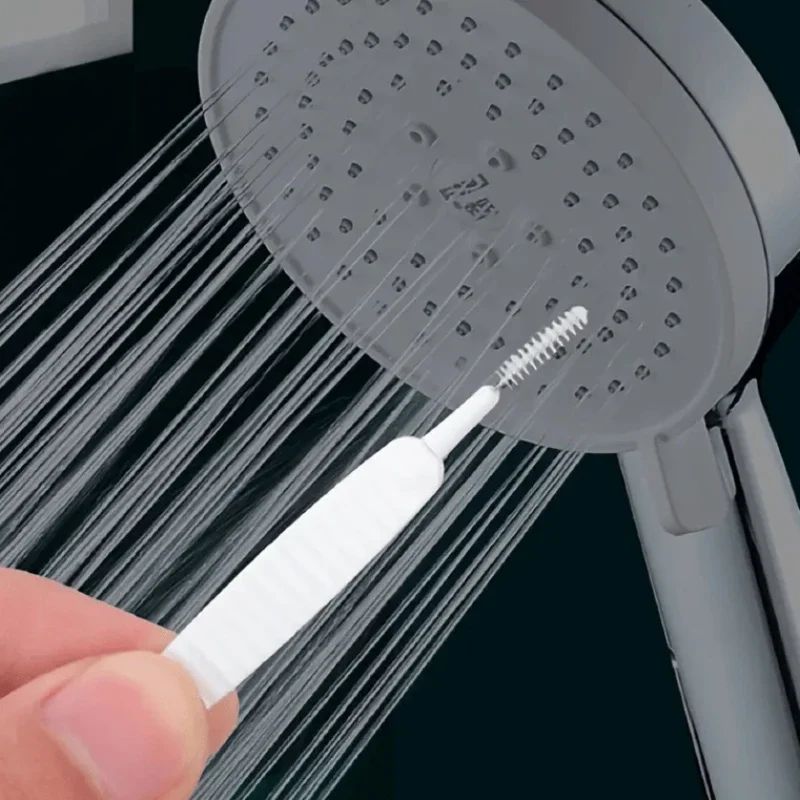 10/20/30 PEÇAS Escovas para Bico de Chuveiro de Fácil Limpeza Escovas de Micro Nylon para Bico de Chuveiro Ferramentas de Limpeza Anti-entupimento Acessórios de Banheiro