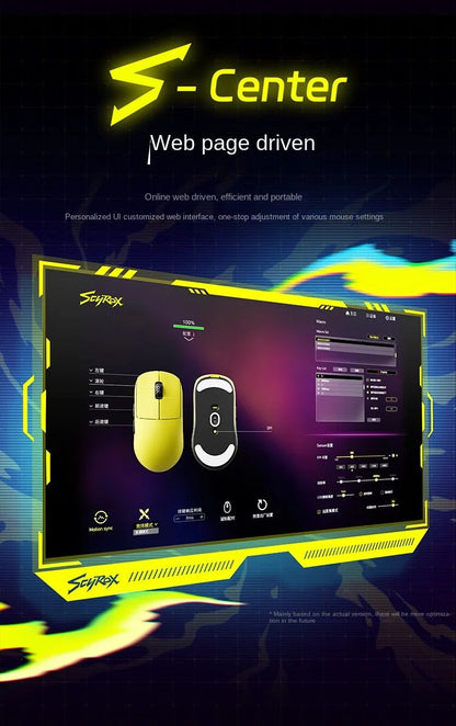 [EM ESTOQUE] SCYROX V8 8K Mouse Gamer Ergonômico com Fio e Sem Fio Ultraleve 36g PAW3950 E-Sports PC Gamer Acessório